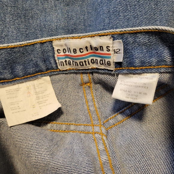 Vintage NWT 90s Stirrup Jeans High Rise Tapered Leg Stretch Medium Wash Denim 29 - Picture 9 of 9